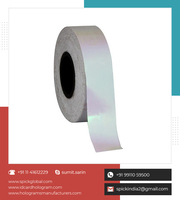 Rubans décoratifs en PET holographiques 3D découpés sur mesure, autocollants arc-en-ciel multicolores fluorescent, haute adhérence, anti-déchirure