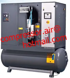 50 HP Rotary Screw Air Compressors, 125 PSI, Fixed Speed w/ Built-in Dryer, , Three Phase, 208/230/460 volts