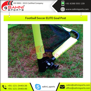 Poste de portería de fútbol de élite de alta calidad fácilmente plegable con diseño elegante en la espalda del fabricante indio para uso deportivo - Product Image 6