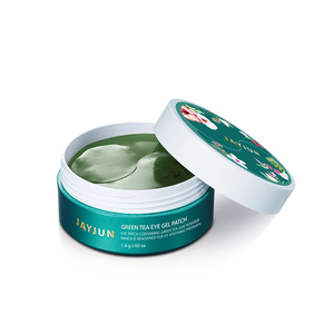 แผ่นมาส์กใต้ตาแก้ปัญหาถุงใต้ตาและรอยคล้ำ JAYJUN Green Tea Eye Gel Patch Mask - Product Image 2