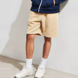 Pantalones Cortos Deportivos Casuales Unisex, Cintura Media Elástica, Tejido de Lona Transpirable e Impermeable, Tallas Grandes, Diseño Sólido con Bolsillos - Product Image 1