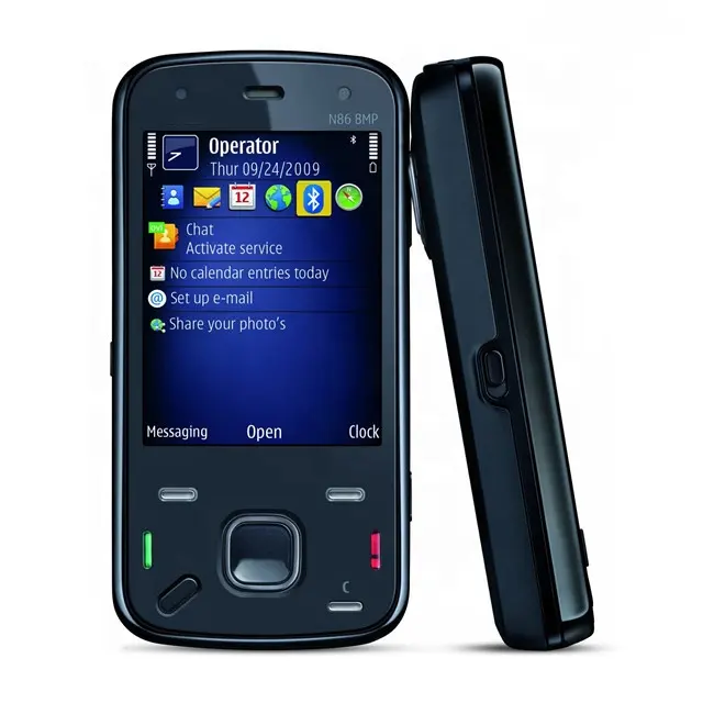 Teléfono Móvil desbloqueado de fábrica, Original, sencillo, 3G, deslizador clásico, desbloqueado, para Nokia N86