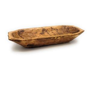 Bol à pâte en bois naturel antique, décoratif vintage en bois d'acacia rustique, vente en gros et en vente - Product Image 3