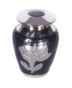 Urna Conmemorativa para Cenizas Funerarias, Urna Pequeña para Recuerdos, Urna con Grabado de Flores, Urna Funeraria Americana - Product Image 4