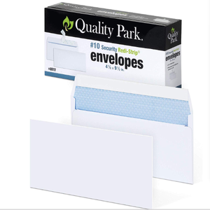 Offset printed business envelopes security opaque business low price self seal support oem customized