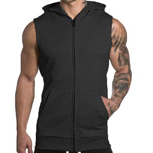 Men's 100% Cotton <b>Muscle</b> Gym <b>Vest</b> Bodybuilding Sport Running Curved Hem Tank Top - Product Image 1