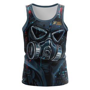 เสื้อกล้ามพิมพ์ลายตาข่ายสำหรับผู้ชาย,เสื้อสายเดี่ยวแฟชั่นพิมพ์ลายแบบระเหิดสำหรับผู้ชาย - Product Image 6