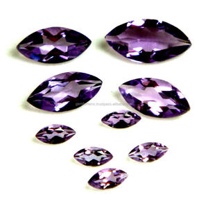 Améthyste 100% Pierre précieuse naturelle de couleur pourpre pour la fabrication de bijoux en vrac à l'aide de pierres d'améthyste taillées à facettes de haute qualité de forme personnalisée - Product Image 3