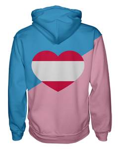 Âge Jouer Fétiche Fierté Drapeau Zip Sweat À Capuche - Product Image 4