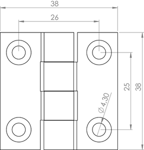 PYM-38385 270 Degrés Charnière Marine De Haute Qualité En Métal 316 Poli de qualité En Acier Inoxydable Charnière Navire Bateau - Product Image 3