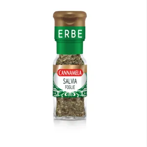 Top High Quality Made in Italy Sage in Leaves Cannamela Aromatic Herbs For Seasoning 1 Jar 8g