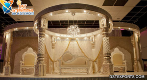 Mandap de mariage royal doré Manavarai Kalyana, meilleur mandap de mariage du sud, mandap de mariage Manavarai, mandap de mariage hindou Manvarai, Chicago - Product Image 4