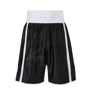 Pantalones cortos de cuero de malla de lucha con sublimación de tinte con estampado satinado profesional para hombre, ajuste holgado para entrenamiento deportivo MMA, entrenamiento de boxeo - Product Image 4