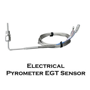 Pyromètre électrique universel à LED blanc 52 mm, combo 1600F EGT, jauge de suralimentation 4BAR 60PSI pour moteur diesel - Product Image 6