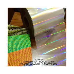 Películas HRI holográficas transparentes