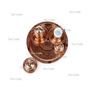 Diseño fabuloso té leche y azúcar olla hervidor hecho a mano cobre juego de té para el hogar Hotel y restaurante uso - Product Image 5