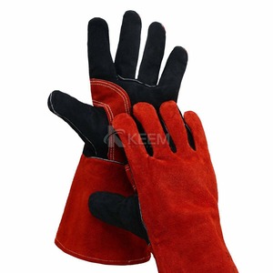 Buffalo Cowhide Leather Welding Gloves Hand <b>Welder</b> <b>TIG</b> Gloves for Safety Work Split Cowhide Material - Product Image 1