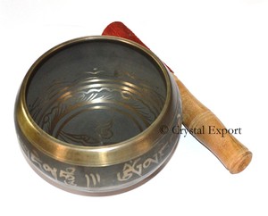 Proveedor de cuenco de Canto de color gris | Cuenco de Canto de color gris con todos los colores a bajo precio Cuenco de ágata de piedras preciosas - Product Image 1