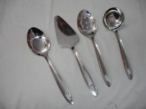 Premium Offre Spéciale Moderne De Luxe Fantaisie Vantage Ustensiles En Acier Inoxydable Couverts Serveur Couverts Usage De La Cuisine pour La Maison Et La Vie - Product Image 5