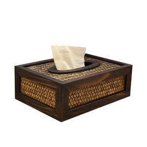 Caja de almacenamiento de papel tisú decorativa de lujo para hoteles y restaurantes con impresión de pegatinas fascinantes en forma personalizada para hoteles. - Product Image 3