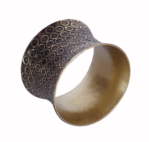 Rond de serviette de concepteur en métal pour la partie caractéristique stockée - Product Image 5