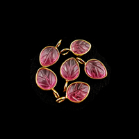 Colgantes de fiesta de turmalina rosa con baño de rodio y oro sobre plata de ley, grado AAA, con diseño de hoja tallada y engaste de bisel, para piedra de nacimiento
