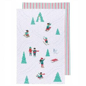 Lot de 3 torchons de cuisine à séchage rapide motif floral, 100 % coton biologique certifié GOTS, impression textile personnalisée pour la cuisine - Product Image 5