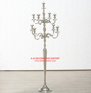 Candelabros de 9 brazos más vendidos para sala de estar para centros de mesa de boda Candelabro de nuevo diseño portavelas hecho a mano - Product Image 2