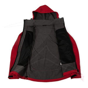 Chaqueta con capucha Softshell de invierno de alta calidad personalizada para hombre, cremallera de talla grande, impermeable, a prueba de viento, transpirable, estilo informal lavado - Product Image 3