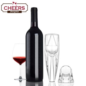 Aireador de vino acrílico transparente, decantador rápido Premium para amantes del vino, con bolsa de viaje de regalo, edición fabricante - Product Image 3