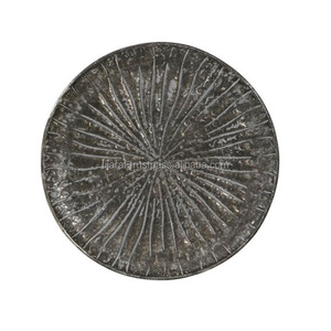 Nouvel Arrivage Design Antique Forme Personnalisée Métal Aluminium Plateau De Présentation De Service Alimentaire Or Utiliser Hôtel Restaurant De Table - Product Image 1