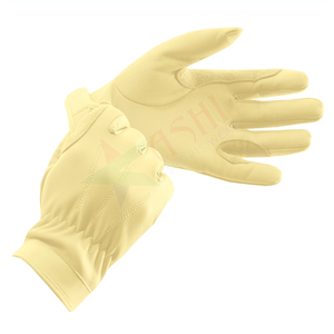 Guantes de equitación ecuestres para mujer, guantes deportivos antideslizantes de cuero genuino para equitación juvenil - Product Image 6