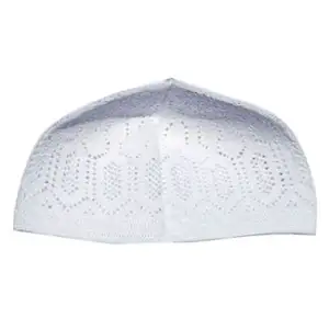 Chapéu com oração muscular, religioso, bordado à mão, kufi, para homens, eid, ramadã, melhor preço no atacado