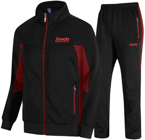 Survêtement de sport décontracté pour homme avec logo personnalisé, en molleton technique, grande taille, en coton, léger et respirant - Product Image 3