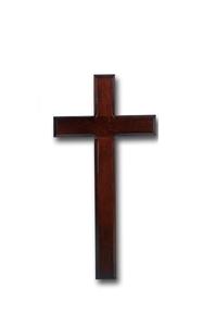 Croix en bois 12mm, fournitures d'église, crucifix en laiton - Product Image 5