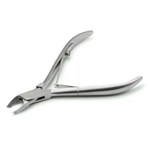 Outils à ongles écologiques Pinces à cuticules en acier inoxydable avec embout de 3 mm Mécanisme à ressort de qualité chirurgicale antirouille pour les doigts - Product Image 2