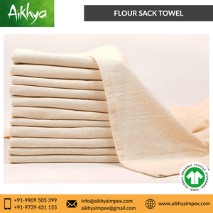 Faible QUANTITÉ MINIMALE DE COMMANDE 100% Coton naturel Boucle De Suspension En Gros Promotionnel Sac De Farine Coton Serviettes - Product Image 4