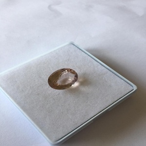 พลอยมอร์แกไนท์ธรรมชาติสีชมพูทรงวงรีตัดวงรีเกรดสูงทำด้วยมือแบบหลวม - Product Image 3