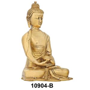 Deyan Mudra พุทธประติมากรรมทองเหลืองที่มีรูปปั้นพระพุทธรูปโปแลนด์เงาสำหรับวัดศาสนา Jian และตกแต่งบ้าน