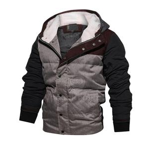 บอมเบอร์แจ็คเก็ตผู้ชาย,แจ็คเก็ตเบสบอลเสื้อโค้ทแฟชั่นทรงหลวมพิเศษ - Product Image 2