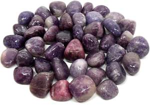 Pierres de lépidolite naturelle de haute qualité cristaux en vrac polis pour la guérison en gros - Product Image 5