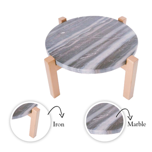 Antique Rustic Farmhouse Metal Cake Pedestal Display Stand Largest Manufacture Company's Cupcake Server Marble for Wedding - Product Image 3