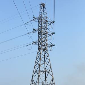 Pole <b>power</b> transmission line angle tower electrical electrical equipment <b>supplies</b> - Product Image 1