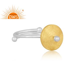 Bague en argent sterling fin pour femme, design fait main, bijoux en argent pour femme, cadeau pour sa collection délicate - Product Image 3