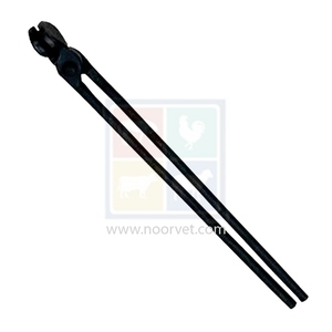 Tang de feu en acier, coupoubelle de 1/2 pouces Tongs de Blacksmith personnalisées, noir, livraison gratuite - Product Image 1