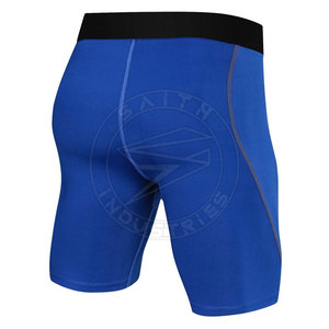 Shorts de fitness pour hommes taille XS personnalisés ceinture élastique à compression à séchage rapide décoration de logo de style décontracté pour la salle de sport - Product Image 6