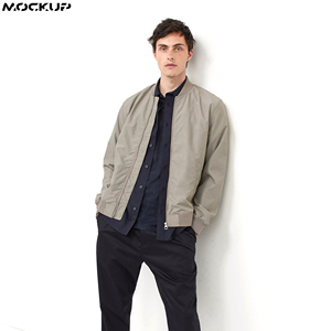 Blouson Bomber d'Hiver pour Hommes, Veste de Baseball en Satin, Broderie de Logo Personnalisé, OEM, Bordures Côtelées Légères, Vente en Gros - Product Image 2
