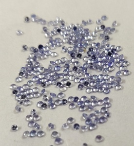 Zanite naturelle de haute qualité, à facettes, coupe ronde de 1mm à 9 mm - Product Image 5