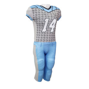 Uniformes de Football américain du haute qualité, en matériel, uniformes à Sublimation en sergé avec votre propre Logo fabriqué au Pakistan - Product Image 1