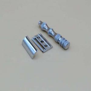 Etiqueta privada Mango de moda Maquinilla de afeitar de seguridad de doble filo Maquinilla de afeitar de peluquero clásica de la mejor calidad - Product Image 4